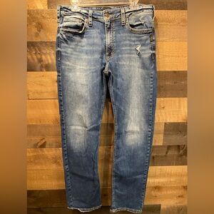Mens Silver Jeans Company Grayson Jeans Size 34/34